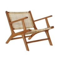 butaca dkd home decor teca ratan 69 x 78 x 68 cm