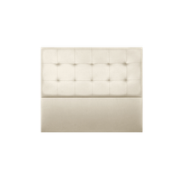 cabecero tapizado mediterraneo 210x120 cm polipiel beige kamibia