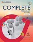 complete preliminary teacher s book with downloadable resource pack c