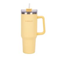 botella termica con pajita acero inoxidable 118 litros amarillo