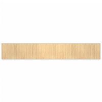 alfombra rectangular bambu color natural claro 80x1000 cm vidaxl
