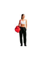 pantalones de fitness nike tf stdo flc spt mr cf mujer negroblanco