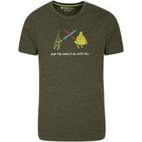 mountain warehouse camiseta manga larga may the forest be with you para hombre