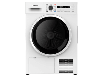 Secadora bomba de calor - Infiniton SD-BC8EWN, 8 kg, 16 programas, Programa ECO, Anti-Arrugas, Blanco