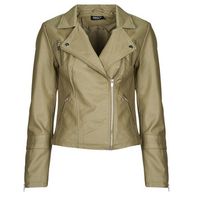 only cazadora de cuero onlgemma para mujer