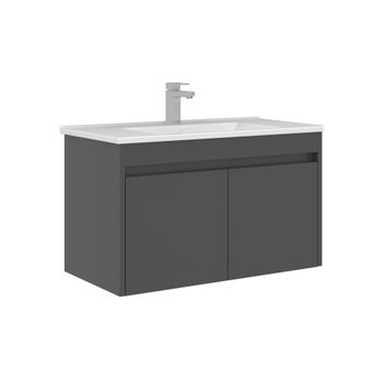 Mueble Para Lavabo  - 85 X 45 X 52 Cm - Gris