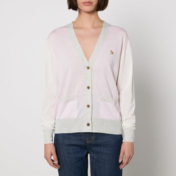Maison Kitsuné Baby Fox Patch Wool Cardigan - XS