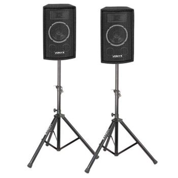 Altavoces pasivos Vonyx SL6 150W RMS 2 vías con soportes y cables