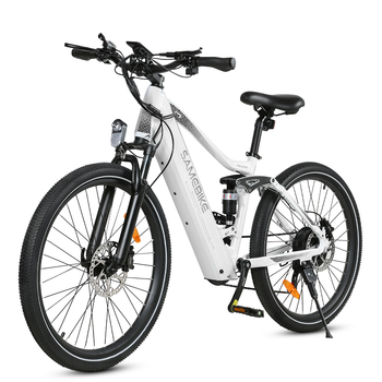Bicicleta Eléctrica Samebike Xd26-ii 48v 14ah Shimano De 7 Velocidades - Blanca