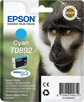 CARTUCHO EPSON CYAN S20/X205/405 C13T08924011