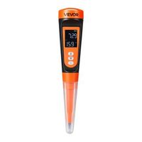 vevor medidor de ph para alimentos ph012 0r14 ph resolucion 001 ip68 atc