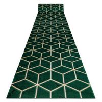 alfombra de pasillo emerald exclusivo 1014 glamour elegante cubo bote 80x940 cm