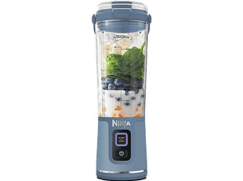 Batidora de vaso - Ninja BC151EUNV, 700 W, 532 ml, Inalámbrico, USB-C, Azul Denim
