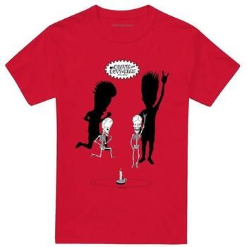 Beavis & Butthead Camiseta Rock Out Skeletons para hombre