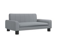 sofa para ninos - sofa infantil de tela gris claro 70x45x30 cm