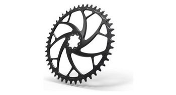 Plato elm alugear redondo montaje directo sram 8 tornillos 10 11 12 velocidades negro