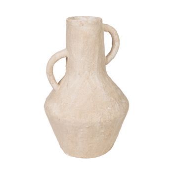 Florero 2 Asas Terracota Blanco