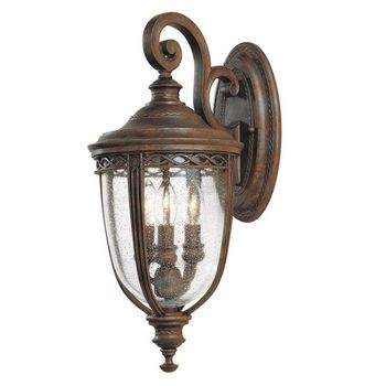 Aplique de pared de exterior english bridle m (3 luces)
