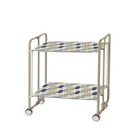 carrito auxiliar plegable bauhaus arena con ruedas r 2 niveles y 4 posiciones85