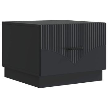 Mesa De Centro 49x50x37 Cm Madera - Negro