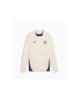 sudadera de futbol puma portugal raining 14 zip 2526 infantil sugared almondpersian blue