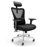 silla de escritorio ergonomica sense7 kano ajustable transpirable negra