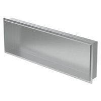 plato de ducha 90x30 cm acero inoxidable luxebath