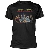 bon jovi tops y camisetas tour 84 para mujer