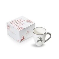 gmundner ceramics grey stag taza de desayuno max 03 l