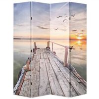 biombo divisor plegable 160x170 cm lago vidaxl