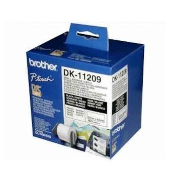 Brother DK-11209 Original Label Tape (29mm x 62mm) Black on White x 800