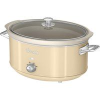 swan retro sf17031cn slow cooker - cream cream