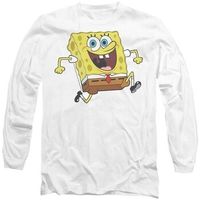 spongebob squarepants tops y camisetas happy running para mujer