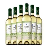 marques de vitoria vino blanco blanco rioja joven 75 cl 12 vol pack de 6 unidades