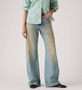 Levi's para mujer. 005DO-0007 Jeans Loose Boot azul (27/31), Casual, Algodón, Denim