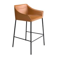 taburete polipiel marron