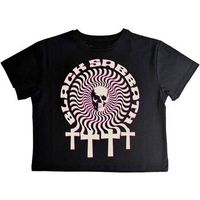 black sabbath camiseta manga larga hypnotic skull para mujer
