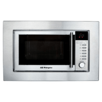 horno microondas integrable orbegozo mig 2025 inox 20 litros con grill inox