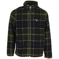 barbour polar tartan fleece zip through para hombre