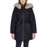 only parka parka noire elegante para mujer