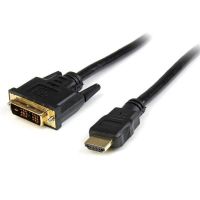 adaptador de cable de video startech hddvimm50cm hdmi a dvi-d 05 m chapado en oro