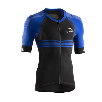 Maillot m/c Ciclismo Lurbel Cycling Wolf ¡AHORRA 40%! - M, MARENGO/ROYAL