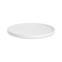 lampara led redonda empotrada en el techo plafon con mando a distancia 42 cm blanco velora