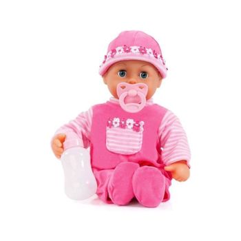 Bayer - Doll - First Words Baby - Pink 38 Cm