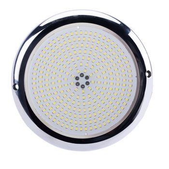 Foco Led Blanco Cálido 15w Para Piscina Ø15cm En Acero