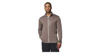 chaqueta polar columbia essential hike grid gris para hombre