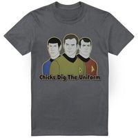 star trek camiseta dig it para hombre