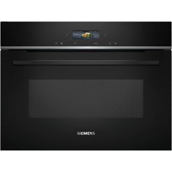 Microondas Siemens iQ700 CE732GXB1 36 Litros 1000W Grill Inverter TFT Integrable