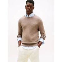 tommy hilfiger jersey mw0mw28046 pimacashmere-hi3 coastal taupe heater para hombre