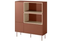 comoda 2 puertas 1 cajon con pie metalico 120x140 cm